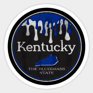 Kentucky Bourbon Bluegrass State Sticker